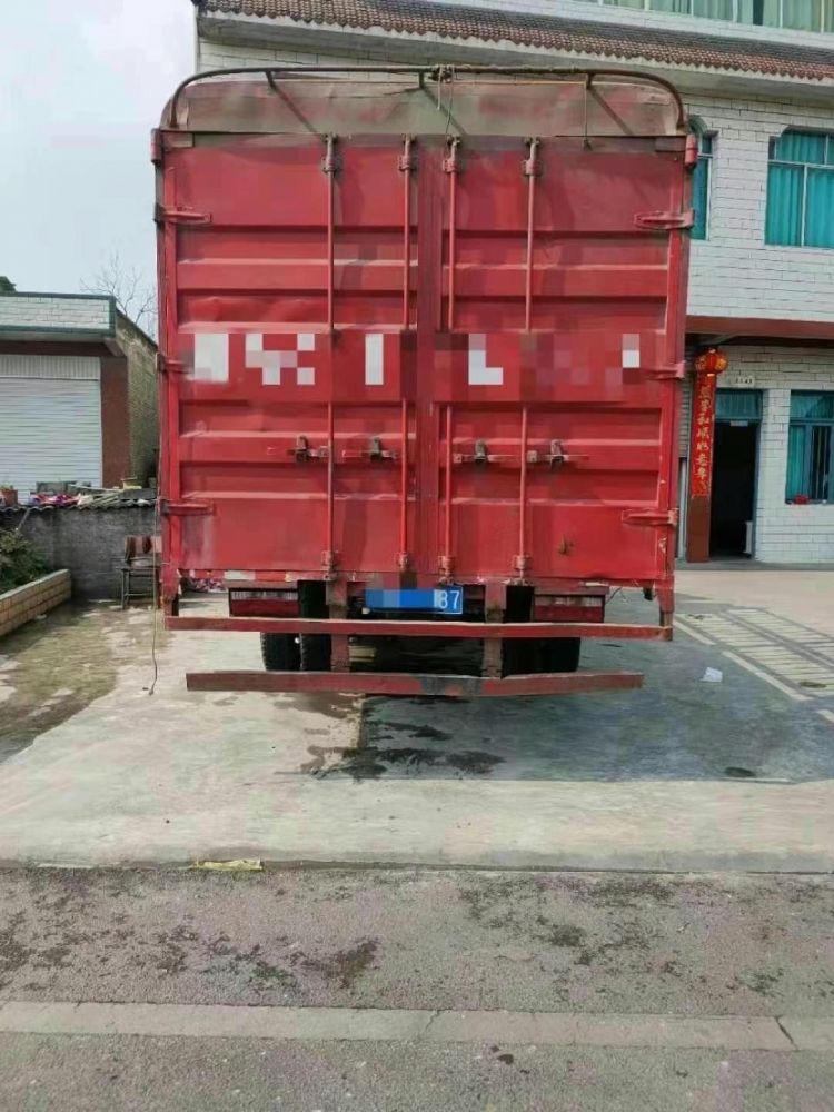 20年重汽王牌蓝牌高栏货车