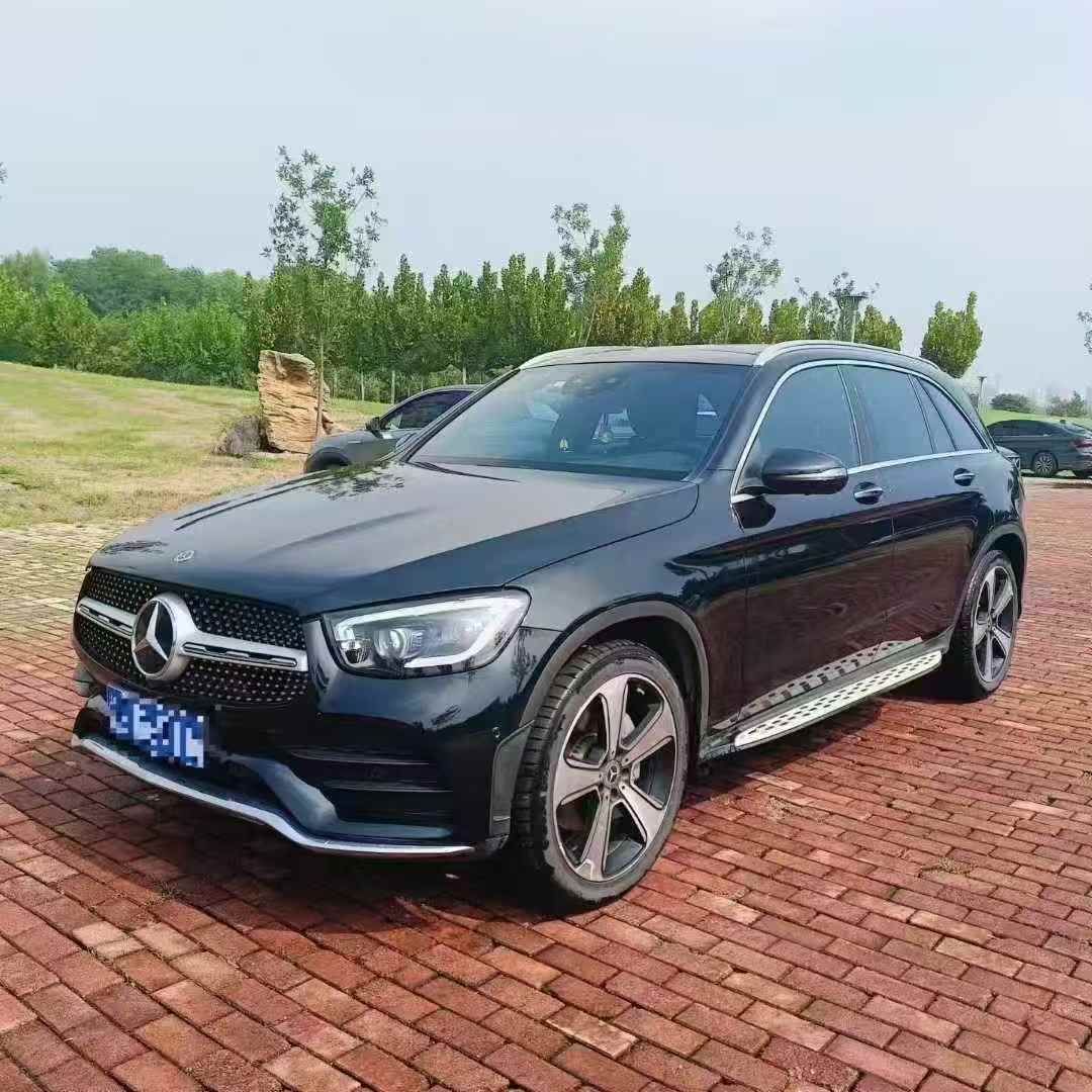 21年奔驰GLC300L，2.0T四驱顶配奔驰GLC级(进口)