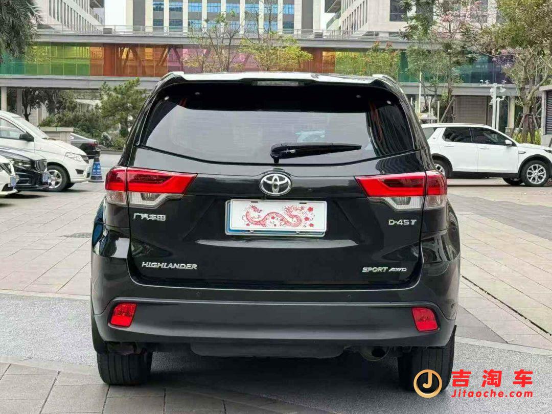 準20年豐田漢蘭達，2.0T四驅(qū)、7座尊貴版豐田 漢蘭達