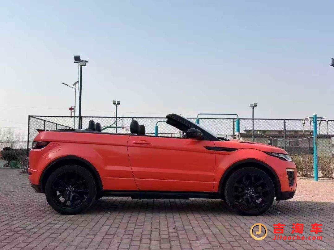 17年路虎极光敞篷进口版，2.0T全时四驱路虎 揽胜极光(进口)
