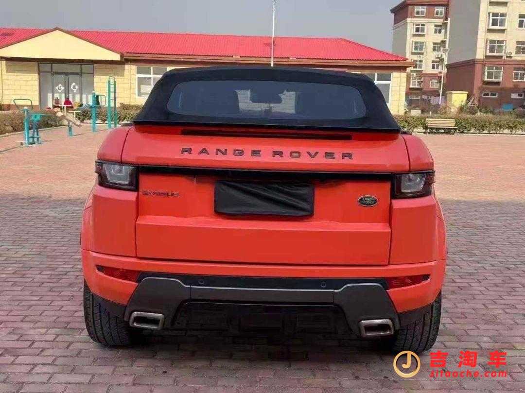 17年路虎极光敞篷进口版，2.0T全时四驱路虎 揽胜极光(进口)