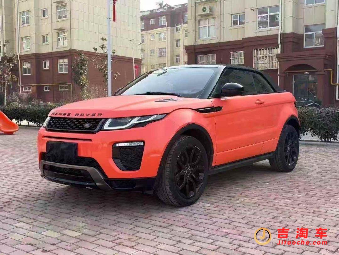 17年路虎极光敞篷进口版，2.0T全时四驱路虎 揽胜极光(进口)