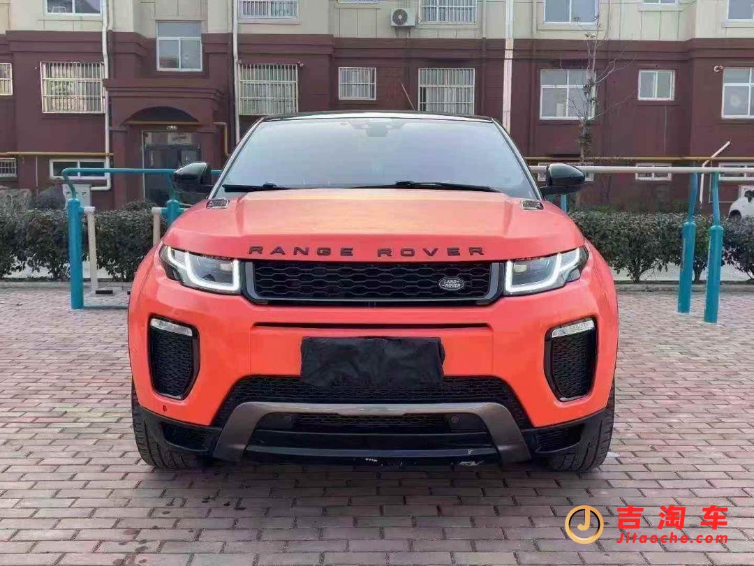 17年路虎极光敞篷进口版，2.0T全时四驱路虎 揽胜极光(进口)