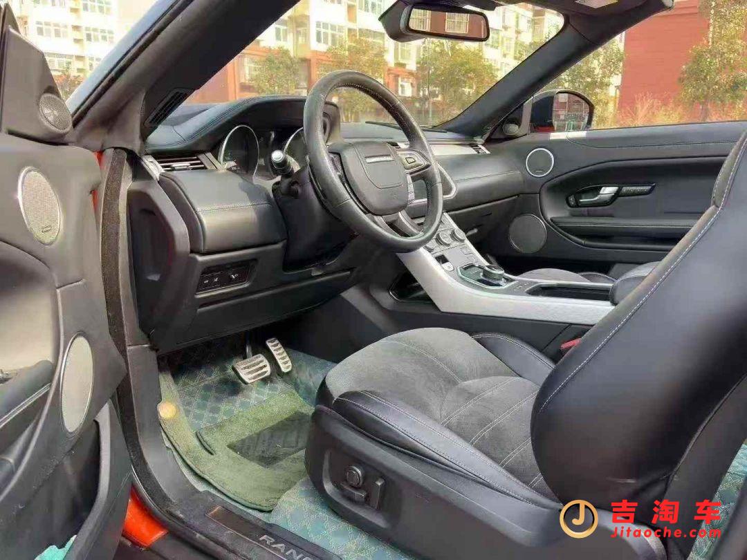 17年路虎极光敞篷进口版，2.0T全时四驱路虎 揽胜极光(进口)