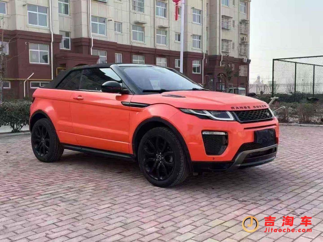 17年路虎极光敞篷进口版，2.0T全时四驱路虎 揽胜极光(进口)